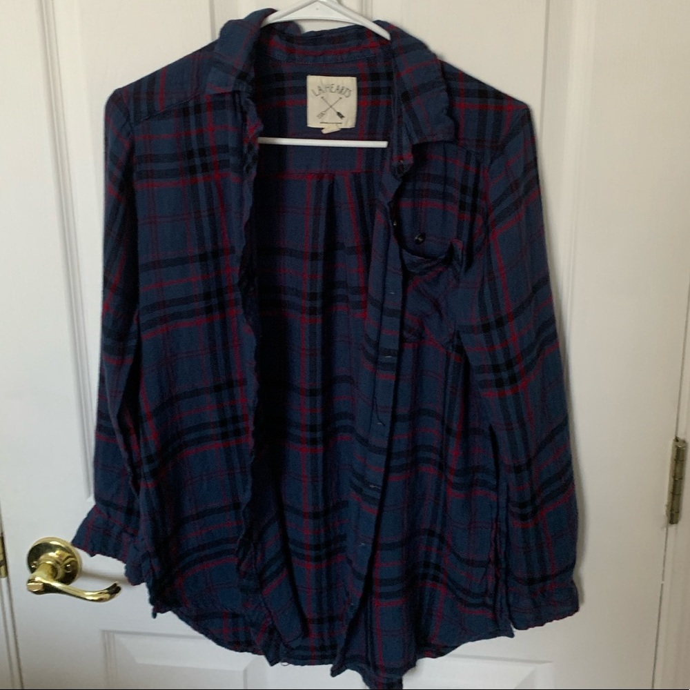 Flannel button down shirt
